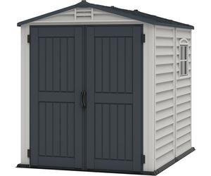 StoreMate PLUS 6 x 6 Plastic Garden Shed With Heavy-Duty Plastic Floor & Window