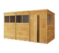 StoreMore Store More Overlap Pent Shed - 12X6 Windowed