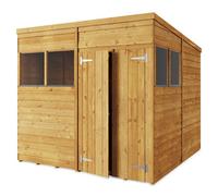 StoreMore Store More Overlap Pent Shed - 8X8 Windowed