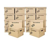 StorePAK Eco Archive Cardboard Storage 33L Boxes & Lids (20 Pack)