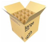 StorePAK Eco Glass Moving House Boxes With 32 Item Divisions