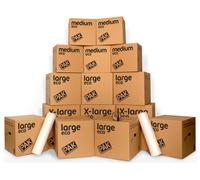 StorePAK Eco Moving House Cardboard Storage Boxes- Set of 15