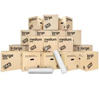 StorePAK Eco Moving House Cardboard Storage Boxes -Set of 20