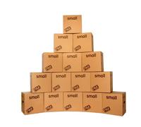 StorePAK Strong Small Cardboard Moving Boxes (15 Pack)