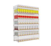 Stores Cigarette Display Rack - Plastic Automatic Cigarette Case, Transparent Clear Pushers Rack, for Supermarkets Retail Coffee Shop, Bar, Shopping(32x10x71cm)