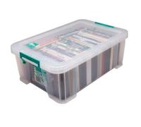 Storesdeco Storestack 15 Litre Storage Box W300 X D470 X H170 mm Clear Rb11085