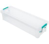 Storesdeco Storestack 2.2 Litre Storage Box With Lid W370Xd110Xh80mm Clear