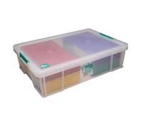 Storesdeco Storestack 37 Litre Storage Box W680Xd440Xh170mm Clear Rb75899