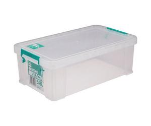 Storesdeco Storestack 5.8 Litre Storage Box W350Xd190Xh120mm Clear Rb90122