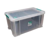 Storesdeco Storestack 54 Litre Storage Box W640Xd380Xh310mm Clear Rb77234