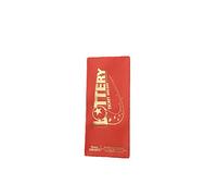 StoreSMART - Lotto Ticket Holders - Single Pack - 4"x9" Plastic LT - Orange Apricot