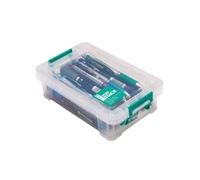 Store-Stack 0.8L Storage Box W200xD125xH50mm Clear - RB90118