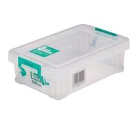 StoreStack 0.8 Litre Storage Box W200xD125xH50mm Clear RB90118