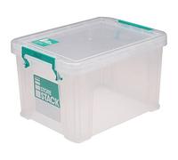 StoreStack 1 Litre Storage Box W180xD110xH90mm Clear