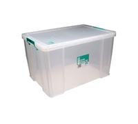 StoreStack 85 Litre Storage Box W660xD440xH390mm Clear