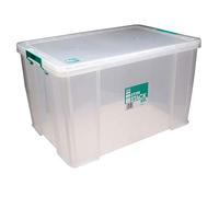 StoreStack 85 Litre Storage Box W660xD440xH390mm Clear