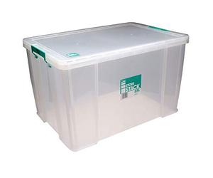 StoreStack 85 Litre Storage Box W660xD440xH390mm Clear RB11090