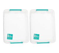 STORESTACK RB90119 Box, 2.3 L, Length 260 mm x Width 190 mm x Height 70 mm (Pack of 2)