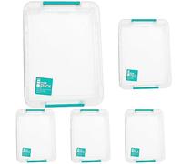 STORESTACK RB90119 Box, 2.3 L, Length 260 mm x Width 190 mm x Height 70 mm (Pack of 5)
