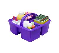 Storex Classroom Caddy, 9.25 x 9.25 x 5.25", Purple, Case of 6 (00944U06C)