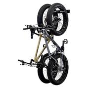 StoreYourBoard BLAT Bike Fat Tire Wall Rack, Holds 2 Bikes, Home and Garage Storage Hooks, Heavy-Duty Solid Metal Max 100 lbs
