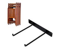 StoreYourBoard BLAT Chair Single Storage Rack, Wall Mount Hooks, Holds 50 lbs, Folding, Patio, Camping, and Beach Chairs