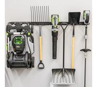 StoreYourBoard BLAT Modular Adjustable Garage Tool Holder and Indoor Organizer, Heavy Duty Steel Tool Rack for Shovels, Rakes, Brooms, Mops, Chairs, Weedkillers, Pipes, 4 Pack