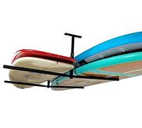 StoreYourBoard Double SUP & Surf Ceiling Storage Rack, Hi Port 2 Overhead Hanger Mount, Home & Garage (X-Large (30" Arms))