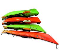 StoreYourBoard Omni 4 Kayak Storage Rack, Wall Mounted Indoor Garage Organizer, Holds up to 400 lbs.
