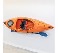 StoreYourBoard Roanoke Kayak Storage Rack, Holds 100 lbs, Kayak Wall Mount Hooks, Kayak Rack for Garage, Space Efficient Indoor Kayak Holder, Solid Steel, Protective Padding