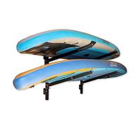 StoreYourBoard Standup Paddleboard and Surfboard Storage Rack, 2 SUP Adjustable Wall Mount System, Heavy Duty Holds 200 lbs
