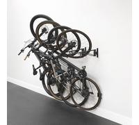 StoreYourBoard SwivelStow Bike Storage Rack 4 Pack, 2 MTB & 2 Road & Gravel Bike Wall Mounts, Heavy Duty Bike Hanger, No-Lift Bike Wall Mount for Garage Bike Storage, Holds 70 lbs, Patent-Pending