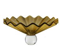 Stori - Ballerina Centerpiece Bowl, Amber - Amber