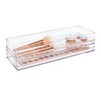 STORi Break-Resistant Plastic Drawer Organizers 15" x 6" x 2" l Set of 2