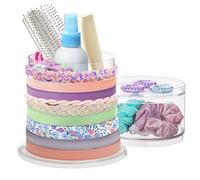 STORi Stackable Headband and Hair Accessory Holder with Compartment and Lid