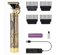STORIA Maxtop Hair Trimmer For Men And Women, Professional Rechargeable Cordless Electric Hair Trimmer Hair Cutting Kit, T-Blade, Battery And Charger., Gold