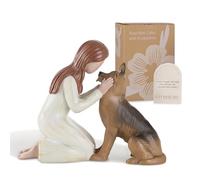 Storieme German Shepherd Resin Statue, Dog Lovers Gifts, 5.7 x 7.2in