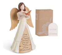 Storieme Retirement Angel Figurine 2025: Happy Retirement Gift for Woman Coworker Teacher Nurse Doctor Friend, Party Decorations Gifts for Retired Women