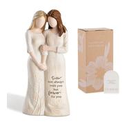 Storieme Sister Gifts from Sister: Best Friendship Gift for Women Special Sisters Birthday Presents Hand-Painted Resin Friends Figurine Decoration for Christmas