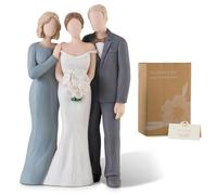 Storieme Unique Mother Father of The Bride Figurine Gifts on Wedding Day