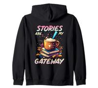Stories Are My Gateway Zip Hoodie