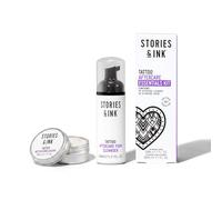 Stories & Ink Tattoo Aftercare Starter Kit - Fragrance-Free 2-Step Routine for Fresh Tattoos | Vegan, No Petrolatum or Mineral Oil | Aftercare Cream 30ml Tin + Foam Cleanser 50ml