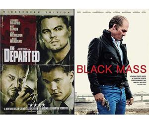 Stories Of Boston's Ruthless Irish Mob Boss: The Departed + Black Mass South Boston's Own Whitey Bulger 2 DVD Bundle
