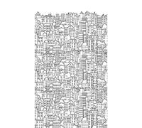Stories of Life Mural Cityscape Doodles Mural 398601
