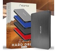 Storite External Hard Drive 500GB USB 3.0 Lightweight Data Backup & Storage Plug And Play Harddisk Portable Gaming Harddrive Memory Extended Hdd For Games Laptop PC Mac Desktop (Grey)