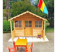 Shire Stork 6' 5" x 5' 6" Apex Children's Playhouse - Premium Dip Treated Shiplap