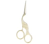 Stork Sewing Scissors, Stainless Steel Tailor Scissors Sharp Sewing Shears Crane Design Sewing Scissors Embroidery Scissors for Embroidery, Craft, Needle Work, Art Work (Gold)