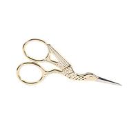 Stork Shape Sewing Scissors - Sharp Tip Classic Stork Scissor Embroidery Craft Cross Stitch Sewing Knitting Vintage Scissors for Embroidery, Craft, Needle Work, Art Work & Everyday Use