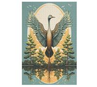 Stork Wooden Jigsaw Puzzle for Adults 1000 Piece Puzzles for Kids Challenging Game （78×53cm）