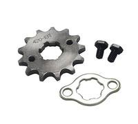 STORKY Front Engine 420# 17mm 20mm 13T Teeth Chain Sprocket With Retainer Plate Locker (Color : 420 13T 17mm)